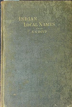 Bild des Verkufers fr Indian Local Names zum Verkauf von Wonder Book