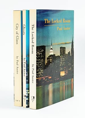 Immagine del venditore per The New York Trilogy: City of Glass / Ghosts / The Locked Room (Signed First Editions) venduto da Harper's Books, ABAA