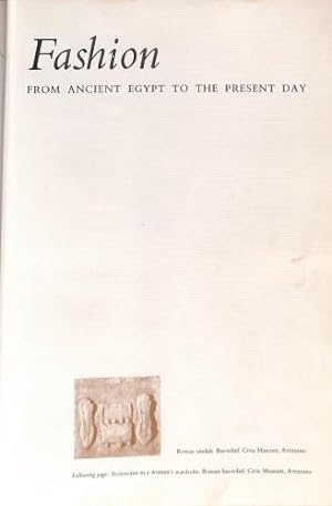 Seller image for Fashion from Ancient Egypt to the Present Day for sale by WeBuyBooks