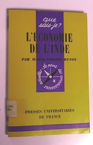 L'économie de l'Inde, troisième édition mise à jour