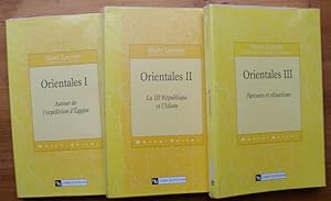 Image du vendeur pour Orientales I, II & III - Autour de l'expdition d'Egypte / La IIIe rpublique et l'Islam / Parcours et situations mis en vente par Aberbroc