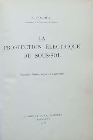 Image du vendeur pour La prospection lectrique du sous-sol mis en vente par Aberbroc