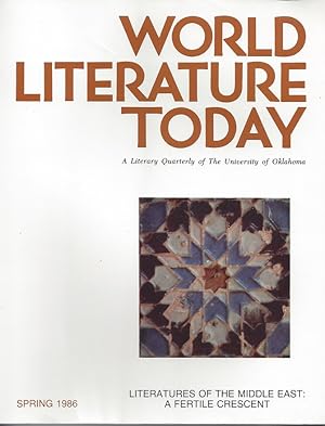 Immagine del venditore per World Literature Today Spring 1986 - Literatures of the Middle East: A Fertile Crescent: a Literary Quarterly of The University of Oklahoma venduto da zenosbooks