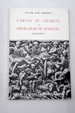 Bild des Verkufers fr Cartas de Cicern y Epigramas de Marcial zum Verkauf von Alcan Libros