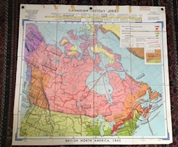 British North America 1865 (Map)