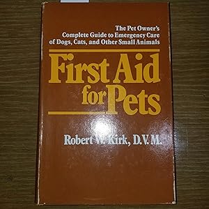 Imagen del vendedor de First Aid for Pets a la venta por CKBooks