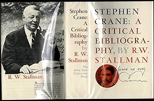 Immagine del venditore per Stephen Crane : A Critical Bibliography venduto da The Book Collector, Inc. ABAA, ILAB