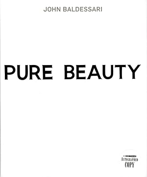 Immagine del venditore per John Baldessari: Pure Beauty [SIGNED] venduto da Vincent Borrelli, Bookseller