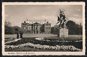 Imagen del vendedor de Ansichtskarte Dresden, Ansicht vom Palais im Grossen Garten a la venta por Bartko-Reher