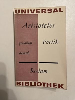 Bild des Verkufers fr RUB 82: Poetik zum Verkauf von Books.Unlimited