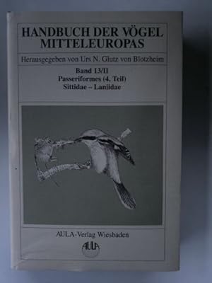 Bild des Verkufers fr Handbuch der Vgel Mitteleuropas Band 13/II Passeriformes | Buch | Zustand Gut zum Verkauf von Books.Unlimited