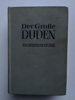 Der Große DUDEN, Band 1 Rechtschreibung, 1967, Dudenverlag, 800 Seiten