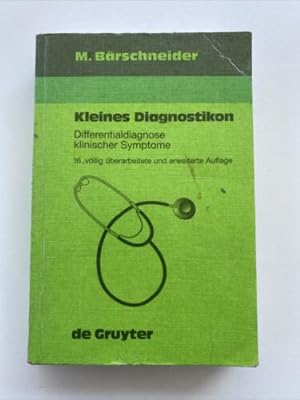 Bild des Verkufers fr Kleines Diagnostikon : Differentialdiagnose klinischer Symptome zum Verkauf von Books.Unlimited
