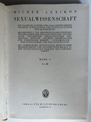 Image du vendeur pour Bilder-Lexikon Sexualwissenschaft - Band 5: Ergnzungsband mis en vente par Books.Unlimited