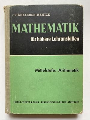 Bild des Verkufers fr Lehrbuch der Mathematik fr hhere Lehranstalten?. | Buch | Zustand Gut zum Verkauf von Books.Unlimited