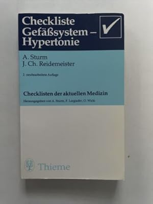Immagine del venditore per Checkliste Gefsystem-Hypertonie venduto da Books.Unlimited