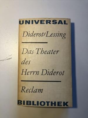 Immagine del venditore per Das Theater des Herrn Diderot / Hamburgische Dramaturgie, 84. bi venduto da Books.Unlimited