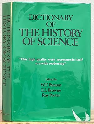 Image du vendeur pour DICTIONARY Of The HISTORY Of SCIENCE mis en vente par Tavistock Books, ABAA