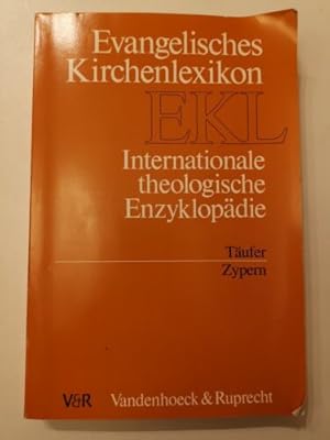 Image du vendeur pour Evangelisches Kirchenlexikon. - EKL. - Internationale theologische Enzyklopdie. mis en vente par Books.Unlimited