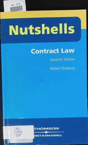 Seller image for Contract in a nutshell. for sale by Antiquariat Bookfarm