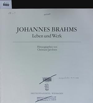 Seller image for Johannes Brahms. for sale by Antiquariat Bookfarm