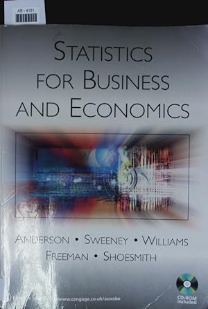 Immagine del venditore per Statistics for business and economics. venduto da Antiquariat Bookfarm