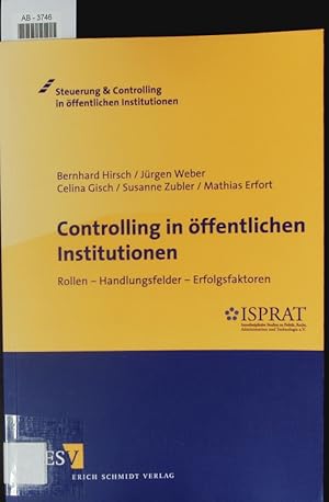 Bild des Verkufers fr Controlling in ffentlichen Institutionen. zum Verkauf von Antiquariat Bookfarm