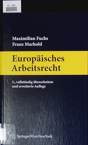 Bild des Verkufers fr Europisches Arbeitsrecht. zum Verkauf von Antiquariat Bookfarm