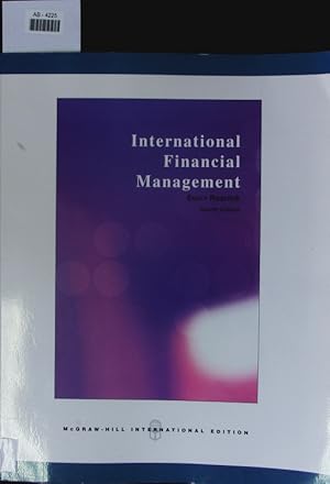 Imagen del vendedor de International financial management. a la venta por Antiquariat Bookfarm