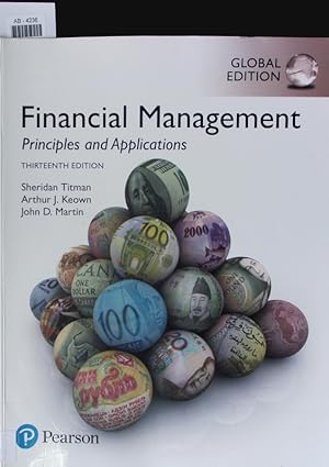 Bild des Verkufers fr Financial management. Principles and applications. zum Verkauf von Antiquariat Bookfarm