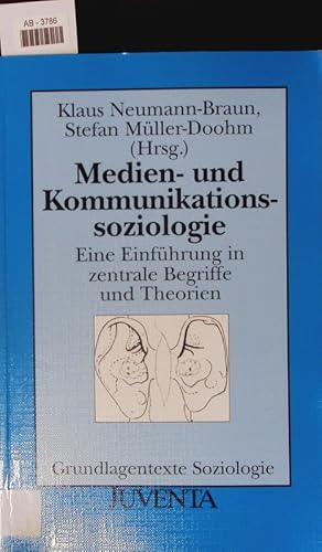 Seller image for Medien- und Kommunikationssoziologie. for sale by Antiquariat Bookfarm