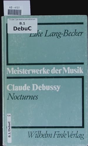 Immagine del venditore per Debussy, Nocturnes. venduto da Antiquariat Bookfarm