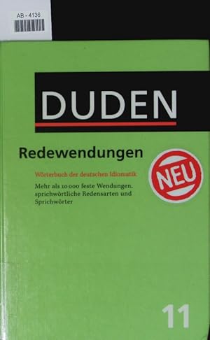 Bild des Verkufers fr Duden - Redewendungen. zum Verkauf von Antiquariat Bookfarm