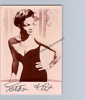 Bild des Verkufers fr Original Autograph Eartha Kitt (1927-2008) /// Autograph signiert signed signee zum Verkauf von Antiquariat im Kaiserviertel | Wimbauer Buchversand