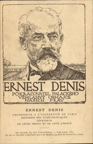 Künstler Ansichtskarte / Postkarte Ernest Denis, Französischer Historiker, Portrait