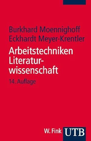 Bild des Verkufers fr Arbeitstechniken Literaturwissenschaft zum Verkauf von getbooks GmbH