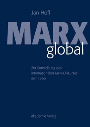 Imagen del vendedor de Marx global a la venta por BuchWeltWeit Ludwig Meier e.K.