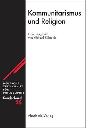 Seller image for Kommunitarismus und Religion for sale by BuchWeltWeit Ludwig Meier e.K.