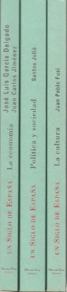 Bild des Verkufers fr Un siglo de Espaa. La economa; La poltica y sociedad; La cultura (3 vol.) . zum Verkauf von Librera Astarloa