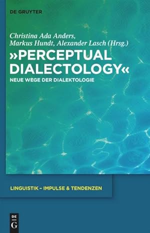 Imagen del vendedor de Perceptual Dialectology a la venta por BuchWeltWeit Ludwig Meier e.K.