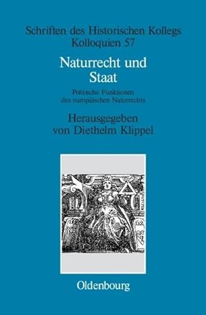 Immagine del venditore per Naturrecht und Staat venduto da BuchWeltWeit Ludwig Meier e.K.