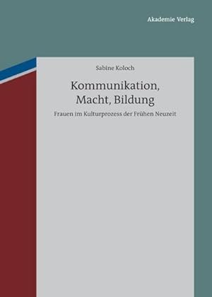 Bild des Verkufers fr Kommunikation, Macht, Bildung zum Verkauf von BuchWeltWeit Ludwig Meier e.K.