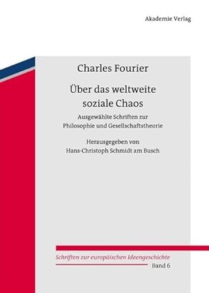 Bild des Verkufers fr ber das weltweite soziale Chaos zum Verkauf von BuchWeltWeit Ludwig Meier e.K.