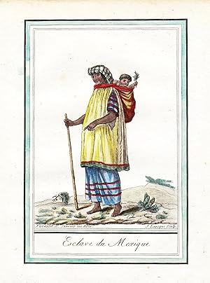 "Esclave du Mexique" - Mexico Mexiko Mexican slave woman / Central America Amerika / Tracht Trach...