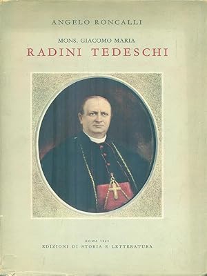 Bild des Verkufers fr Mons. Giacomo Maria Radini Tedeschi zum Verkauf von Librodifaccia