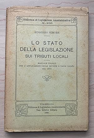 Lo stato della legislazione sui tributi locali