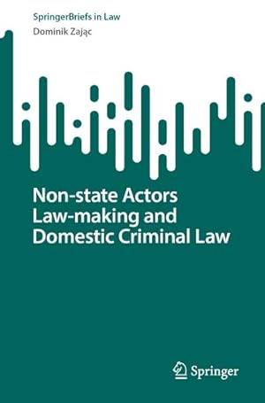 Imagen del vendedor de Non-state Actors Law-making and Domestic Criminal Law a la venta por BuchWeltWeit Ludwig Meier e.K.