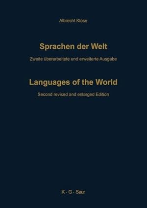 Image du vendeur pour Sprachen der Welt mis en vente par BuchWeltWeit Ludwig Meier e.K.
