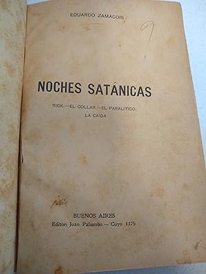 Imagen del vendedor de Noches satnicas. Rick - El collar - El paraltico - La cada a la venta por SoferBooks