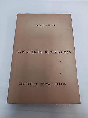 Imagen del vendedor de Narraciones humoristicas a la venta por SoferBooks